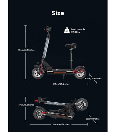 Електрическа тротинетка ENGWE Y600 830W 48V 18.2Ah
