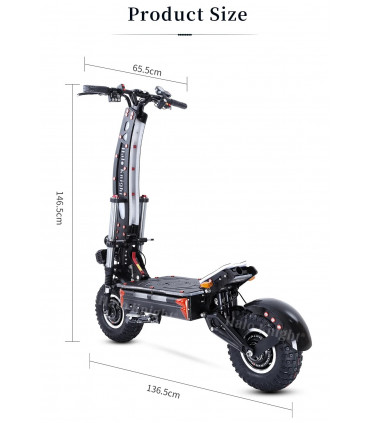 Електрическа тротинетка HALO KNIGHT T107 Max 8000W 72V 50Ah