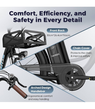 Електрическо колело FAFREES F26 Lasting 380W 36V 20.3Ah