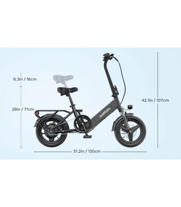 Eлектрическо колело HillMiles Mile 1 250W 36V 10.4Ah