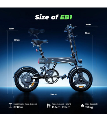 Eлектрическо колело iScooter EB1 500W 36V 7.8Ah