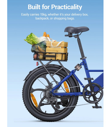 Сгъваемо електрическо колело HillMiles Mile 2 500W 36V 13Ah