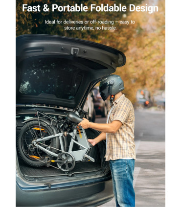 Сгъваемо електрическо колело HillMiles Mile 2 500W 36V 13Ah