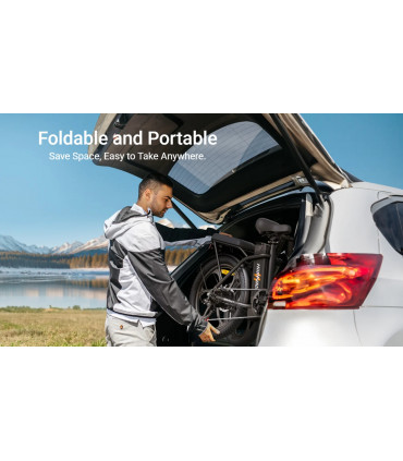 Сгъваемо електрическо колело HillMiles MilePort 1 500W 36V 13Ah