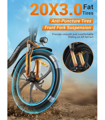 Сгъваемо електрическо колело HillMiles MilePort 1 500W 36V 13Ah