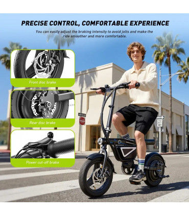 Eлектрическо колело iScooter EB1S 500W 36V 12Ah